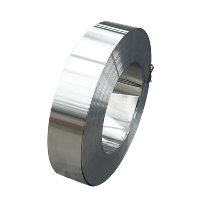 AISI 201 Mirror Polished Stainless Steel Metal Stripl Width 60mm - 150mm